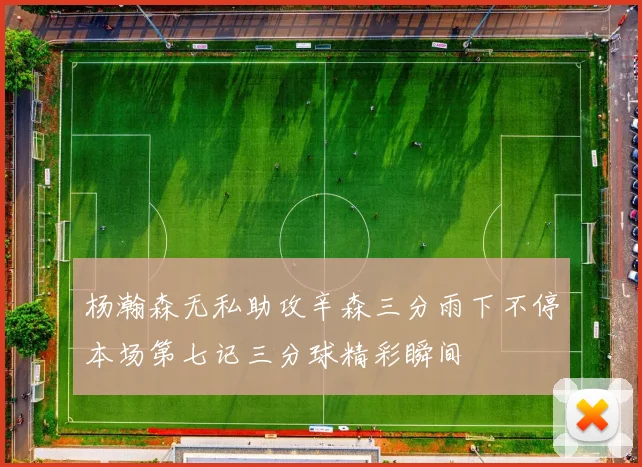 杨瀚森无私助攻辛森三分雨下不停本场第七记三分球精彩瞬间