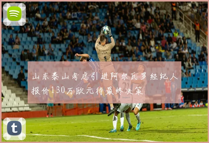 山东泰山考虑引进阿尔瓦罗经纪人报价130万欧元待最终决策